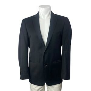 Indochino Men's Black Notch Lapel Long Sleeve Blazer Sports Suit Jacket Size M